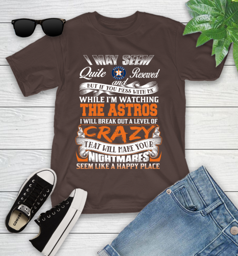 Houston Astros MLB Baseball Don't Mess With Me While I'm Watching My Team Youth T-Shirt 7