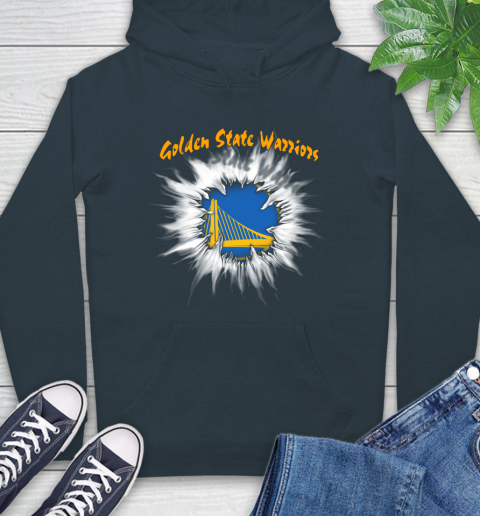 Golden State Warriors NBA Basketball Rip Sports Hoodie 7
