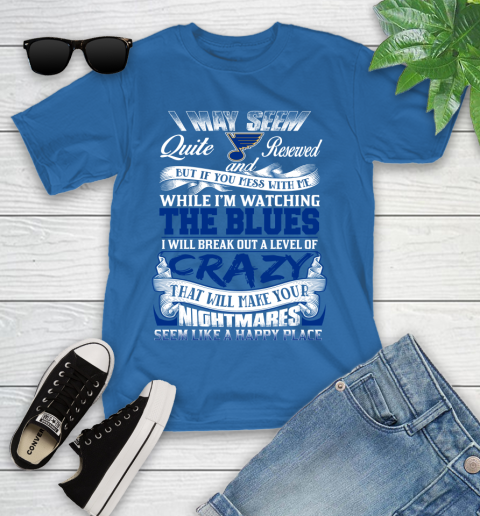 St.Louis Blues NHL Hockey Don't Mess With Me While I'm Watching My Team Youth T-Shirt 13 St.Louis Blues NHL Hockey Don't Mess With Me While I'm Watching My Team Youth T-Shirt - Image 13