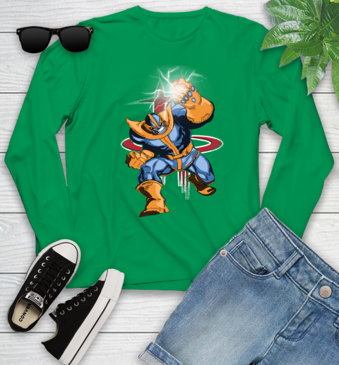 Houston Rockets NBA Basketball Thanos Avengers Infinity War Marvel Youth Long Sleeve 7