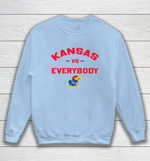 Kansas Jayhawks Vs Everybody Sweatshirt 4