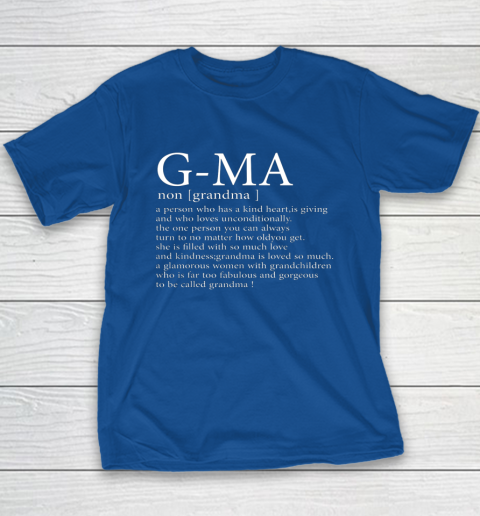 G Ma Definition Grandma Mother's Day Youth T-Shirt 6