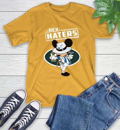 NFL Hey Haters Mickey Football Sports New York Jets T-Shirt 2