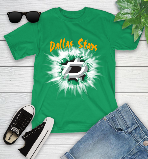 Dallas Stars NHL Hockey Adoring Fan Rip Sports Youth T-Shirt 8