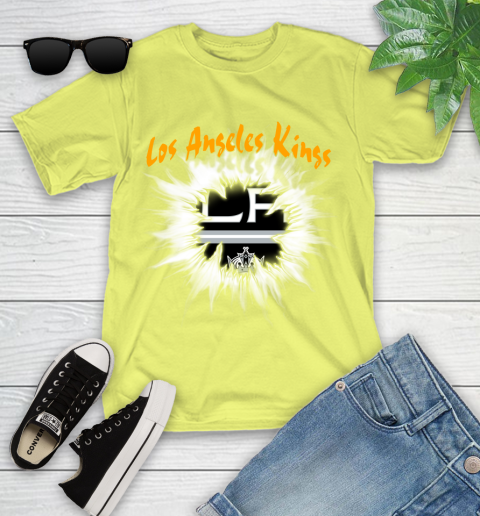 Los Angeles Kings NHL Hockey Adoring Fan Rip Sports Youth T-Shirt 10