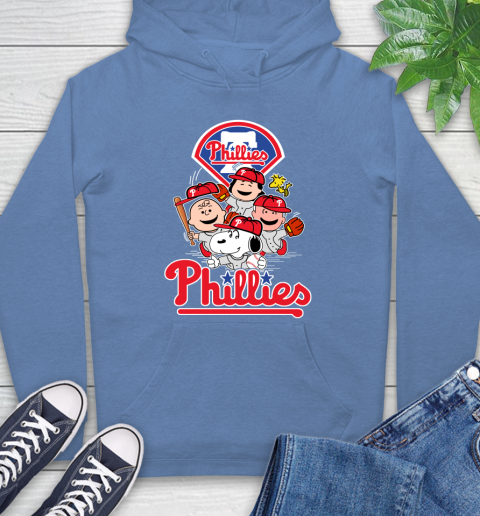 MLB Philadelphia Phillies Snoopy Charlie Brown Woodstock The Peanuts Movie Baseball T Shirt_000 Hoodie 11