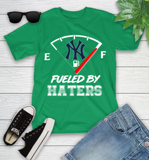 New York Yankees MLB Baseball Fueled By Haters Sports Youth T-Shirt 8