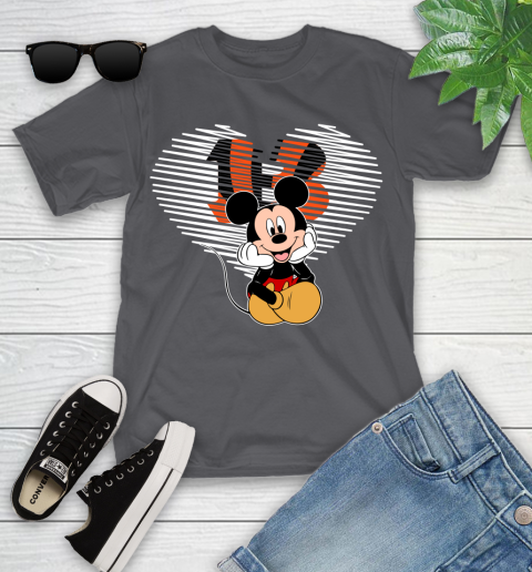 NFL Cincinnati Bengals The Heart Mickey Mouse Disney Football T Shirt_000 Youth T-Shirt 6