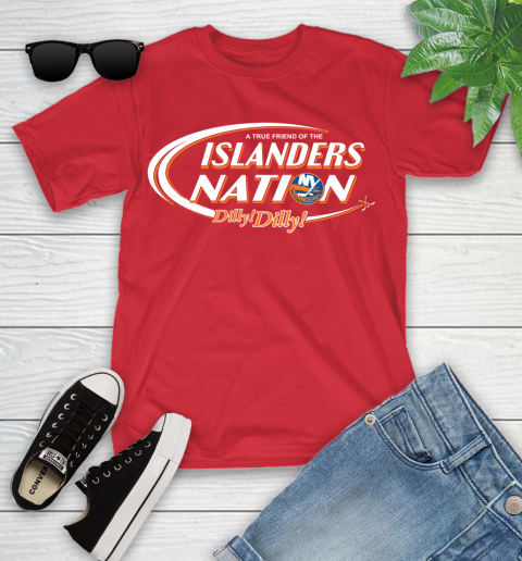 NHL A True Friend Of The New York Islanders Dilly Dilly Hockey Sports Youth T-Shirt 13