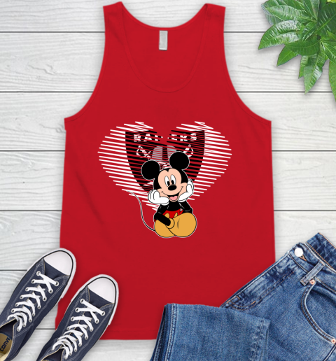 NFL Oakland Raiders The Heart Mickey Mouse Disney Football T Shirt_000 Tank Top 5