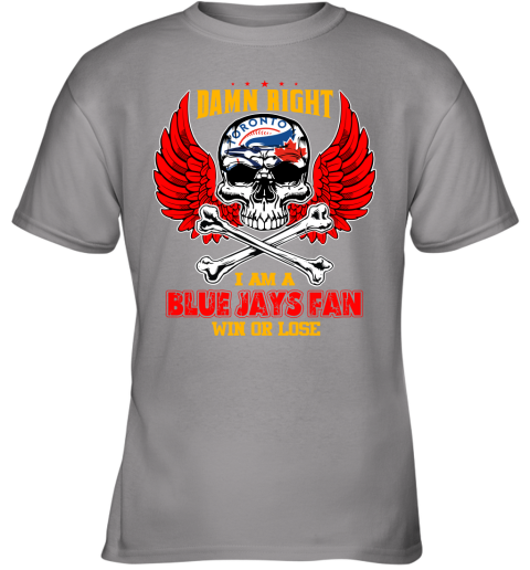 blue jays skull shirt
