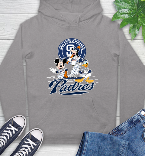 MLB San Diego Padres Mickey Mouse Donald Duck Goofy Baseball T Shirt Hoodie 6