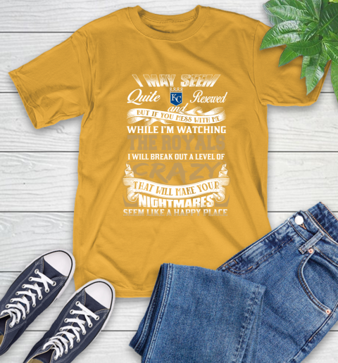 Kansas City Royals MLB Baseball Don't Mess With Me While I'm Watching My Team T-Shirt 2