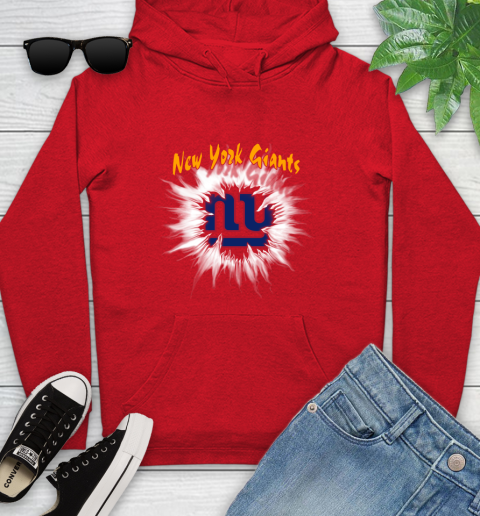 New York Giants NFL Football Adoring Fan Rip Sports Youth Hoodie 12