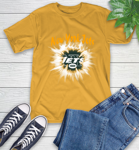 New York Jets NFL Football Adoring Fan Rip Sports T-Shirt 2