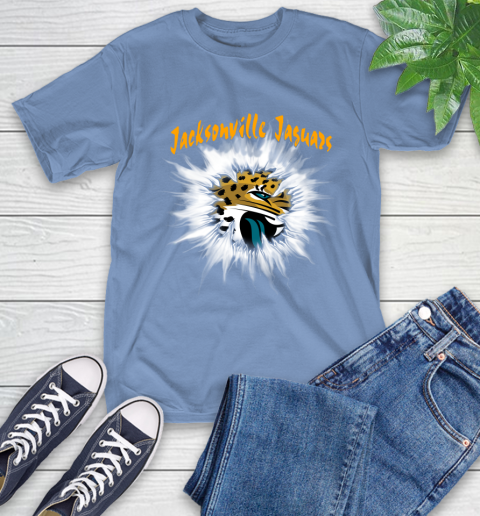 Jacksonville Jaguars NFL Football Adoring Fan Rip Sports T-Shirt 12