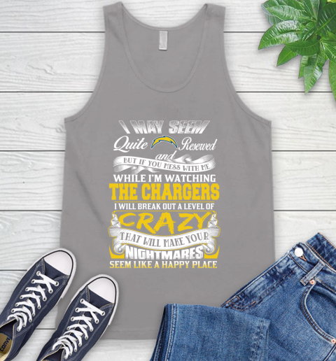 Los Angeles Chargers NFL Football Don't Mess With Me While I'm Watching My Team Tank Top 4 Los Angeles Chargers NFL Football Don't Mess With Me While I'm Watching My Team Tank Top - Image 4