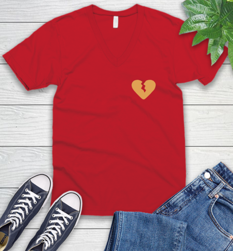 Marcus Lemonis broken heart V-Neck T-Shirt 7