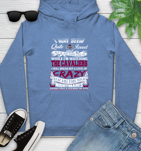 Cleveland Cavaliers NBA Basketball Don't Mess With Me While I'm Watching My Team Youth Hoodie 13