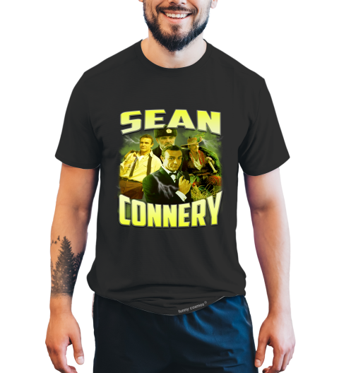 007 Movie T Shirt, Sean Connery Tshirt, James Bond T Shirt