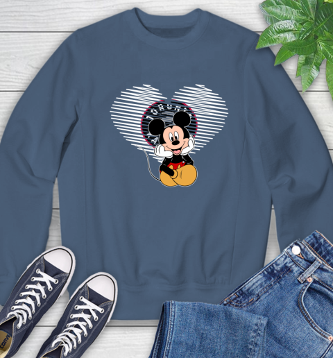 NBA Toronto Raptors The Heart Mickey Mouse Disney Basketball Sweatshirt 8
