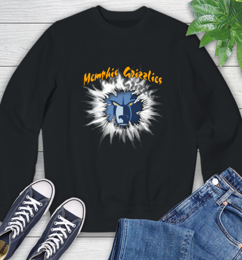 Memphis Grizzlies NBA Basketball Rip Sports Sweatshirt