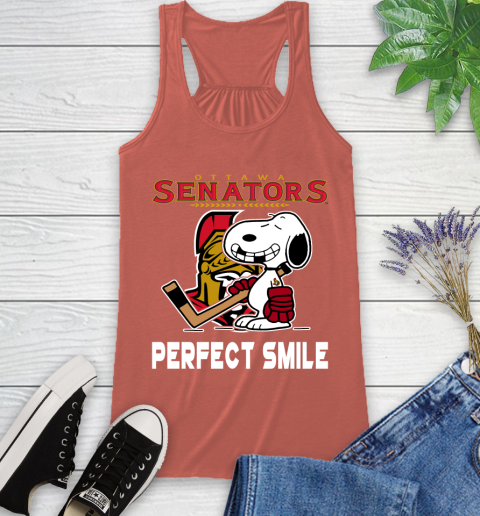 NHL New York Rangers Snoopy Perfect Smile The Peanuts Movie Hockey T Shirt Racerback Tank 3