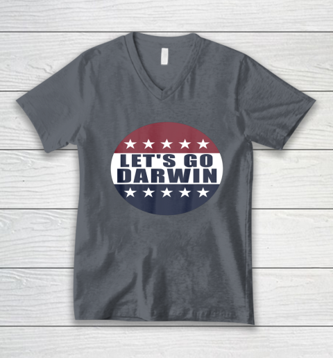 Let's Go Darwin Shirts V-Neck T-Shirt 9