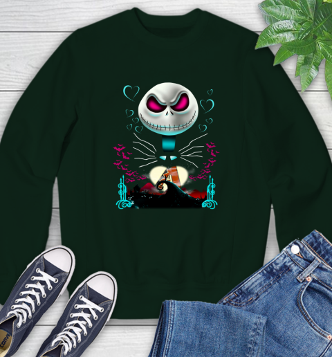 MLB Arizona Diamondbacks Jack Skellington Sally The Nightmare Before Christmas Baseball Sweatshirt 12