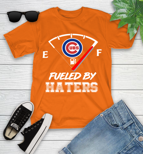 Chicago Cubs MLB Baseball Fueled By Haters Sports Youth T-Shirt 9