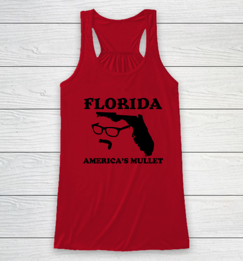 Florida America's Mullet West Coast Racerback Tank 3