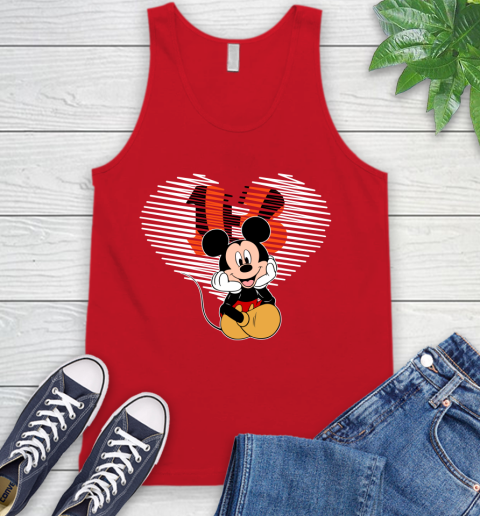 NFL Cincinnati Bengals The Heart Mickey Mouse Disney Football T Shirt_000 Tank Top 5