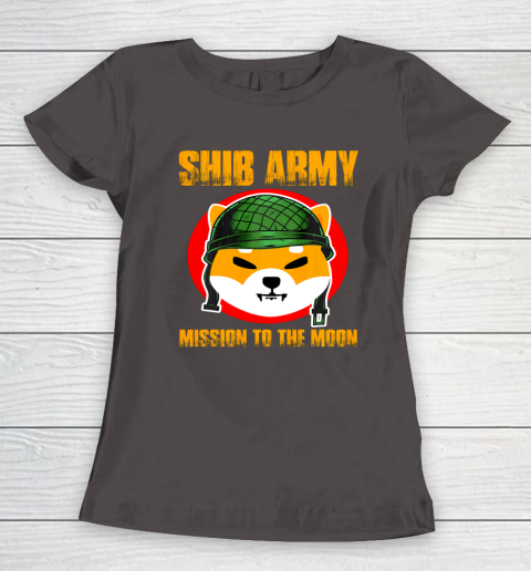 Shiba Army Shiba Inu Coin Crypto Token Cryptocurrency Wallet Women's T-Shirt 5