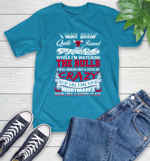 Chicago Bulls NBA Basketball Don't Mess With Me While I'm Watching My Team T-Shirt 9