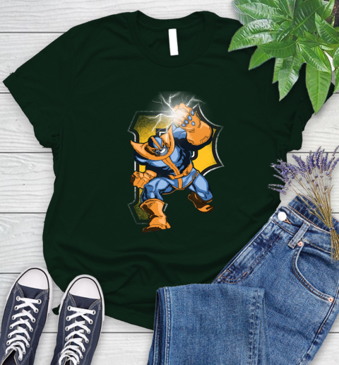 Pittsburgh Pirates MLB Baseball Thanos Avengers Infinity War Marvel Women's T-Shirt 6