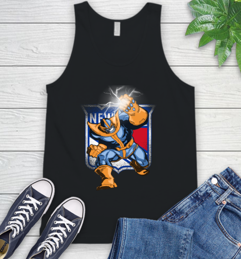 New York Rangers NHL Hockey Thanos Avengers Infinity War Marvel Tank Top