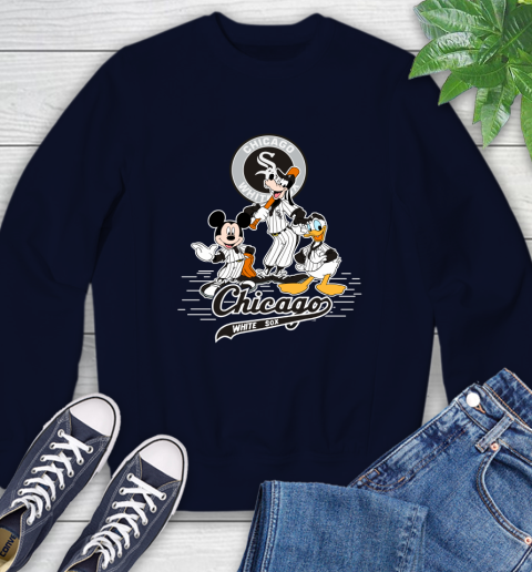 MLB Chicago White Sox Mickey Mouse Donald Duck Goofy Baseball T Shirt Sweatshirt 2