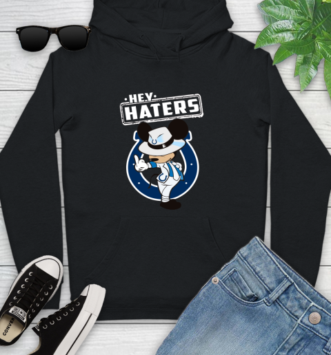 NFL Hey Haters Mickey Football Sports Indianapolis Colts Youth Hoodie