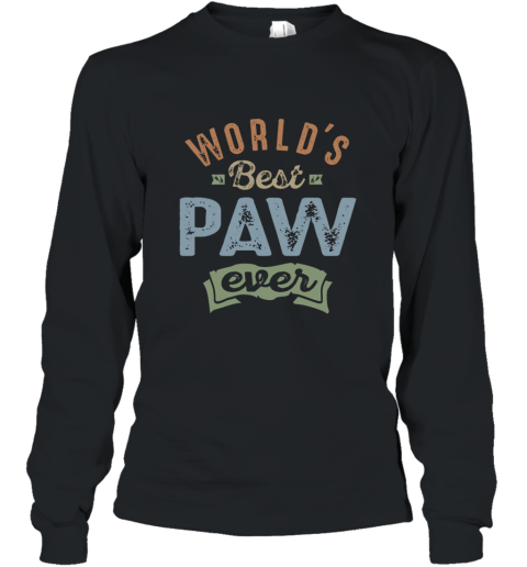 World S Best Paw T Shirt Long Sleeve