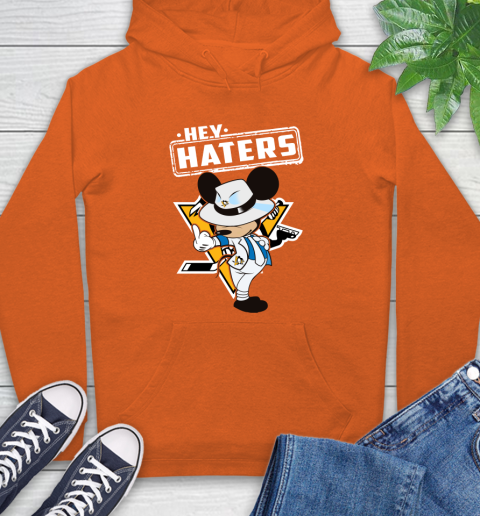 NHL Hey Haters Mickey Hockey Sports Pittsburgh Penguins Hoodie 4
