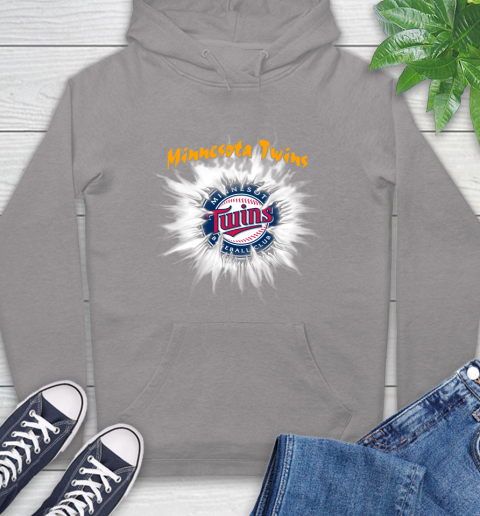 Minnesota Twins MLB Baseball Adoring Fan Rip Sports Hoodie 6