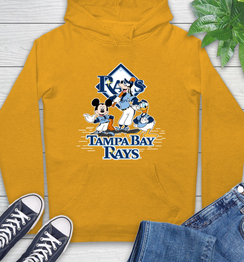 MLB Tampa Bay Rays Mickey Mouse Donald Duck Goofy Baseball T Shirt Hoodie 2