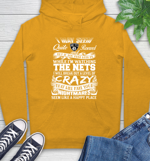 Brooklyn Nets NBA Basketball Don't Mess With Me While I'm Watching My Team Hoodie 2