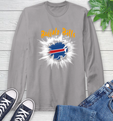 Buffalo Bills NFL Football Adoring Fan Rip Sports Long Sleeve T-Shirt 6