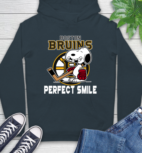NHL Boston Bruins Snoopy Perfect Smile The Peanuts Movie Hockey T Shirt Hoodie 7
