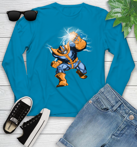 Detroit Lions NFL Football Thanos Avengers Infinity War Marvel Youth Long Sleeve 8