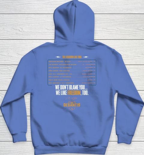 Escape To Florida Shirt Ron DeSantis (Print on front and back) Hoodie 30