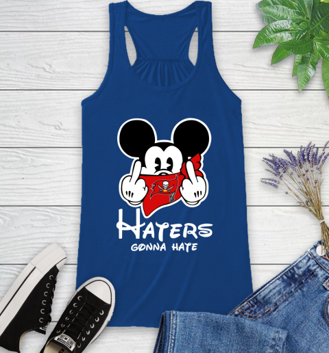 NFL Tampa Bay Buccaneers Haters Gonna Hate Mickey Mouse Disney Football T Shirt_000 Racerback Tank 8