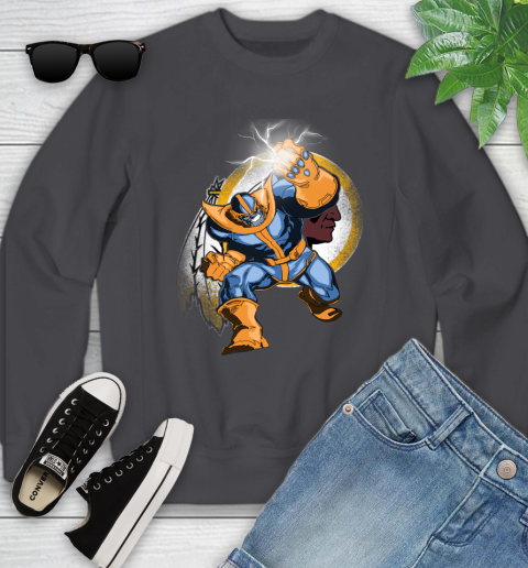 Washington Redskins NFL Football Thanos Avengers Infinity War Marvel Youth Sweatshirt 5