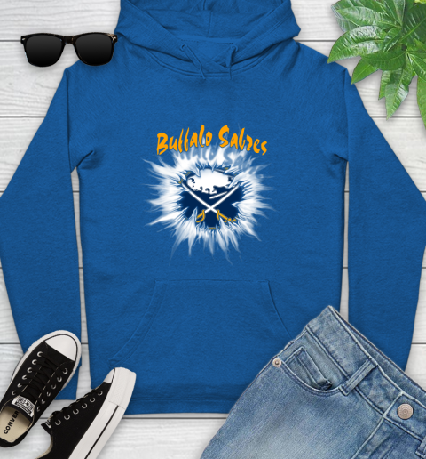 Buffalo Sabres NHL Hockey Adoring Fan Rip Sports Youth Hoodie 11